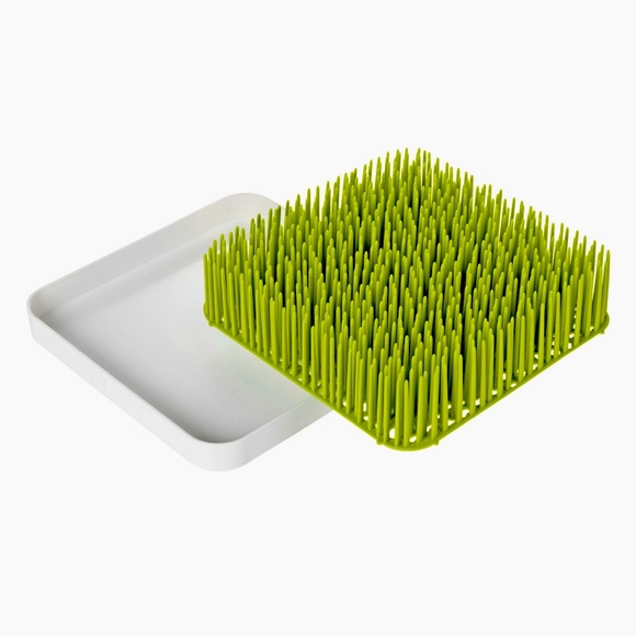 BOON LAWN Green and White Countertop Drying Rack Set, 4 pieces - Picture 2 of 3